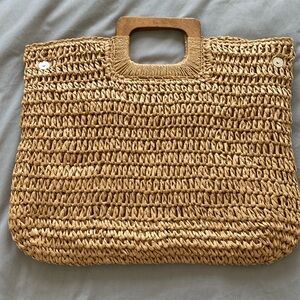 Straw bag